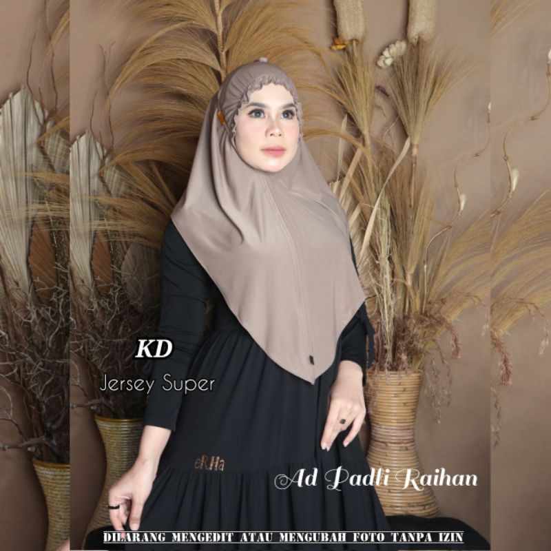 Kerut Dahi / Bergo Jersey Kerut dahi viral