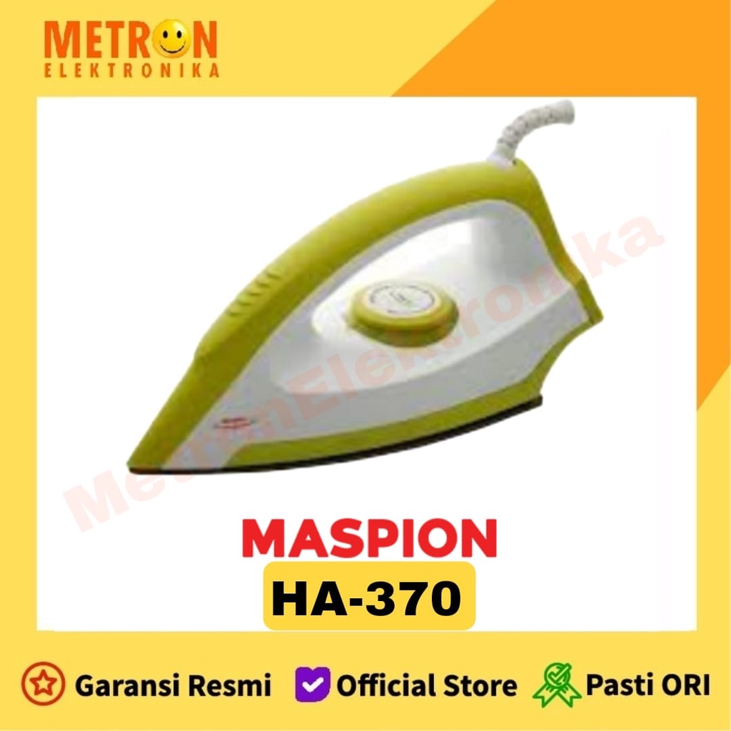 MASPION HA 370 IRON / SETRIKA / GOSOKAN / HA370