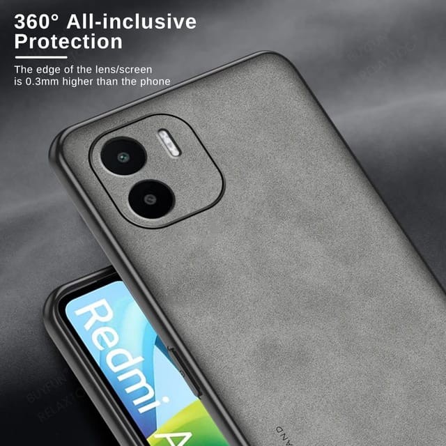 REDMI A1 / REDMI A2 COVER SOFT CASE PREMIUM LEATHER FANOYA SILIKON SOFTCASE