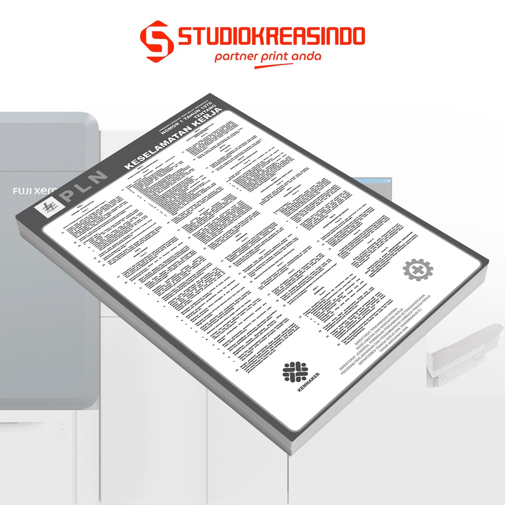 

Cetak A3 - Bahan HVS 80 gr FULL COLOR High Resolution (TANPA POTONG)