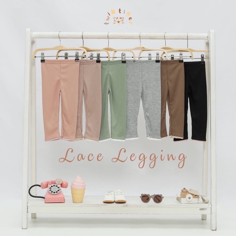 Twin Tiger Lace Legging - Legging Baby/Leging anak 6 Bulan - 3 Tahun