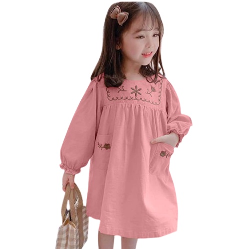 TokoMilkan Dress Anak Perempuan Sahna Bahan Katun | Pakaian Anak Umur 1 - 6 Tahun
