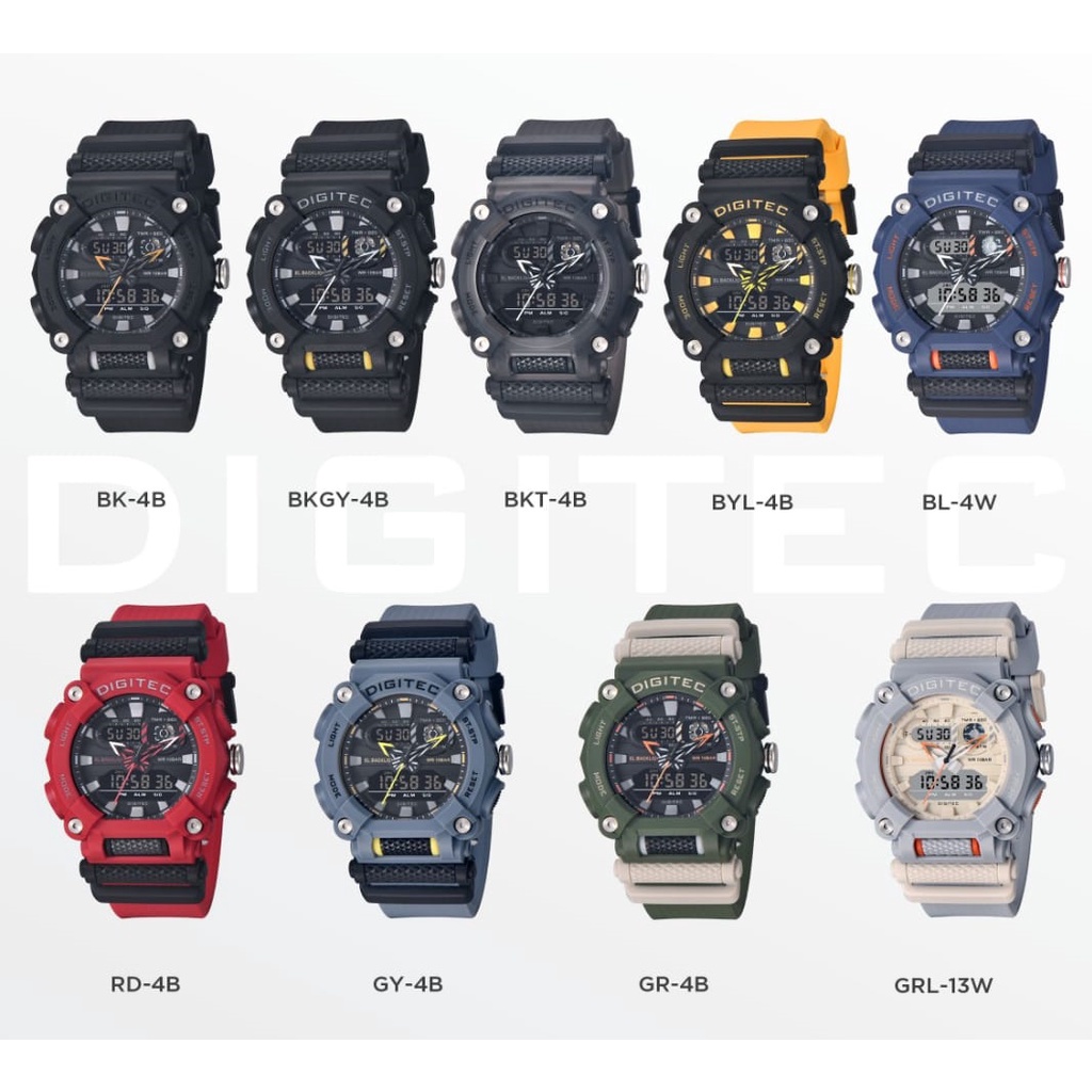JAM TANGAN PRIA DIGITEC DA-2178T DA2178T DG 2178T ORIGINAL FREE BOX