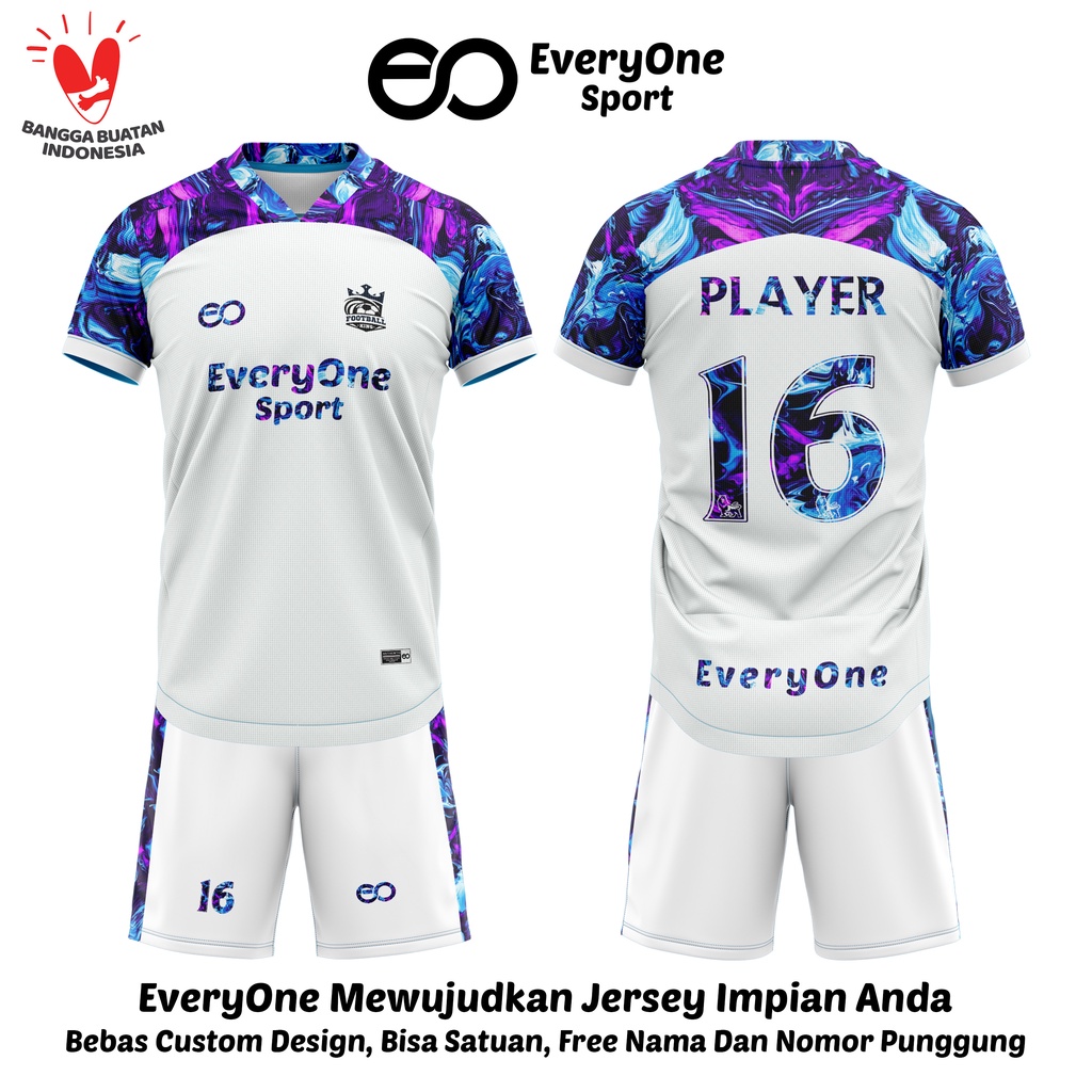 Jual Jersey Futsal Baju Sepak Bola Terbaru Full Printing Bebas Custom