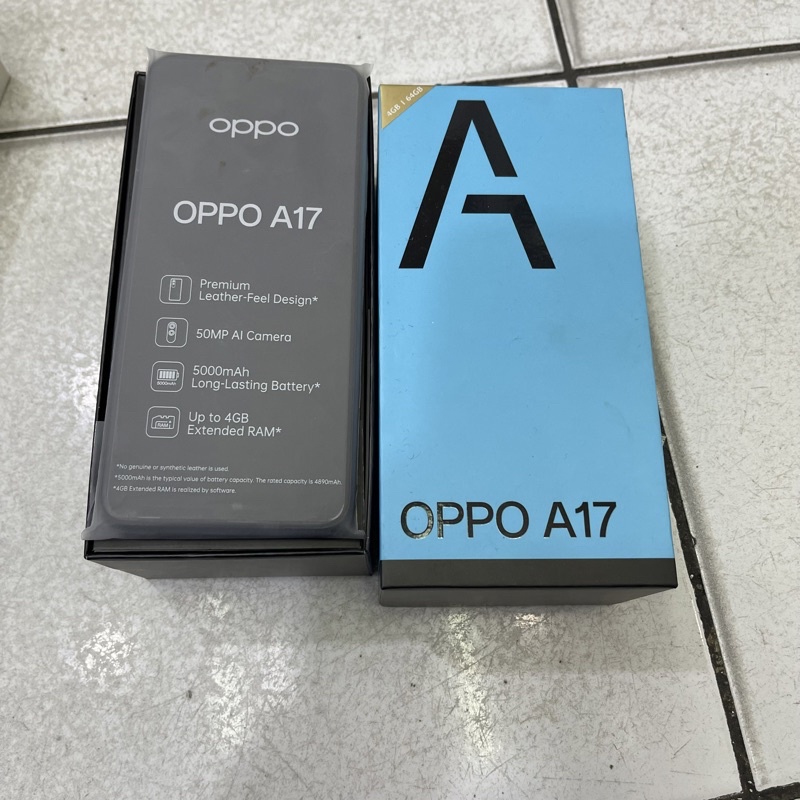 oppo a17 4/64 seken resmi