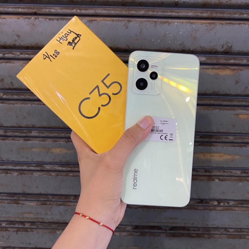Realme C35 4/128gb second bekas pakai normal fullset original resmi
