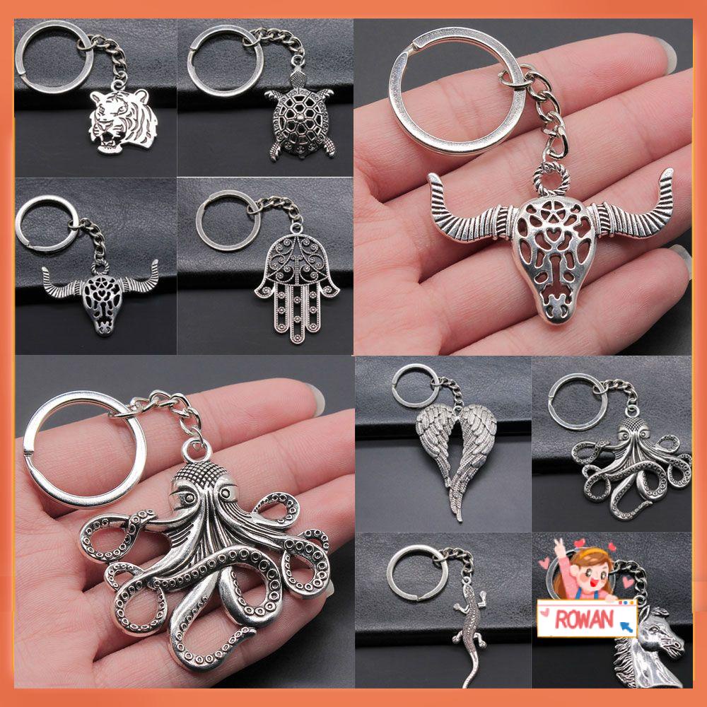 R-flower Key Chain New Gantungan Kunci Mobil Hias Kucing