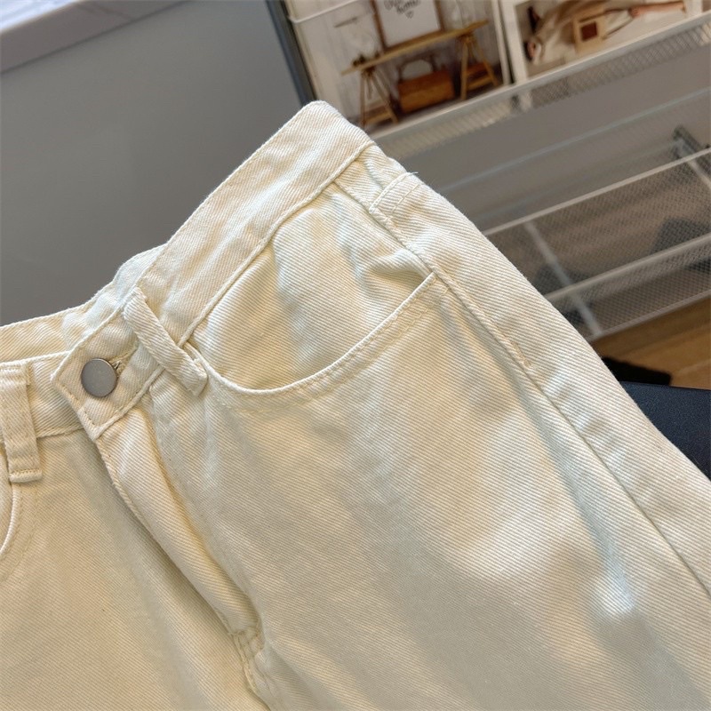 Sevins - Loose Jeans Cream Beige