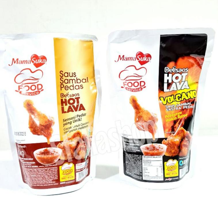 

[PRODUK NJA] Mamasuka Saus Sambal Hot Lava Volcano 1kg Delisaos FBJ