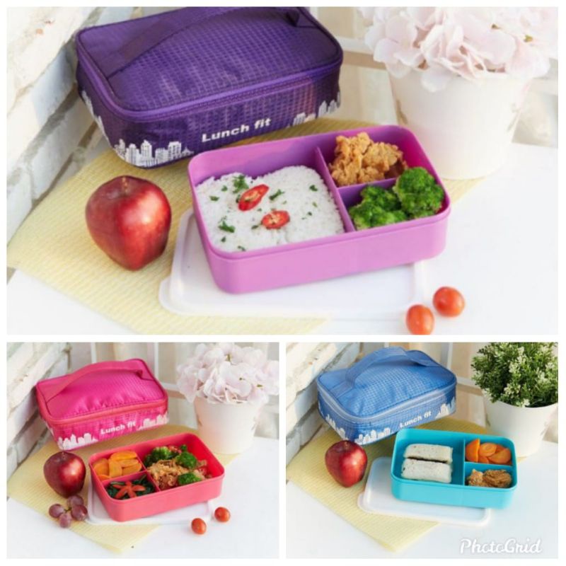 tempat bekal / lunch fit/ lunch bag baru - dysstore 87