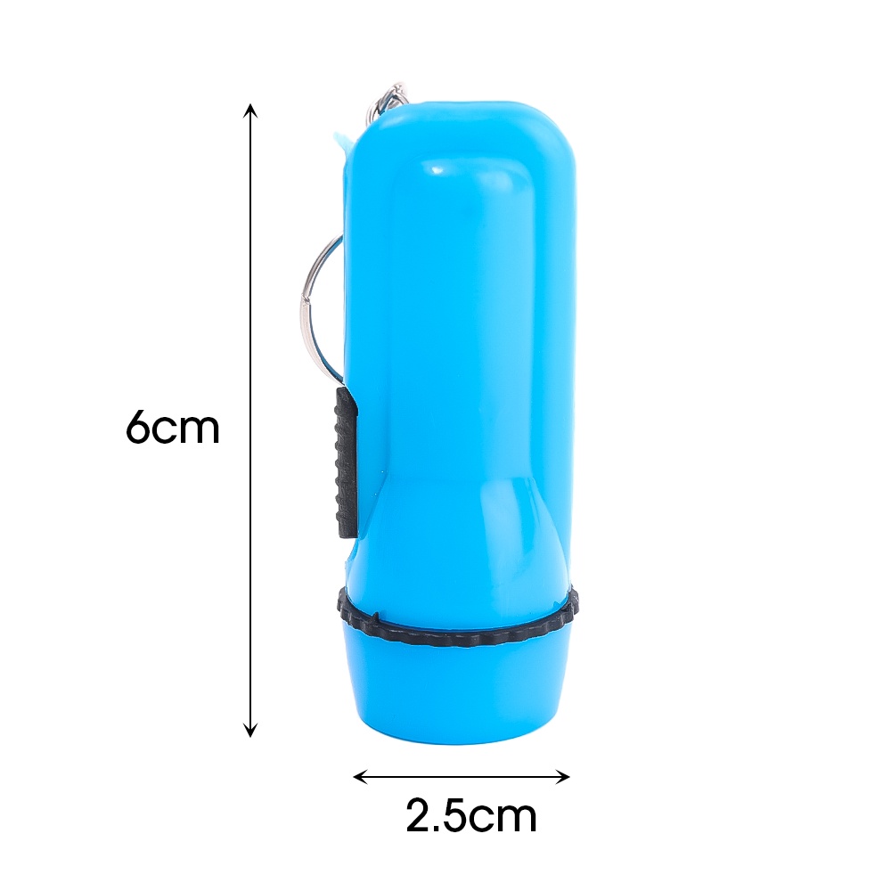 [Harga Grosir] [Warna Random] Senter Portable Travel Untuk Camping Senter Praktis Mini Dengan Gantungan Kunci Pocket Light Torch for Emergency Handheld Senter Mini LED