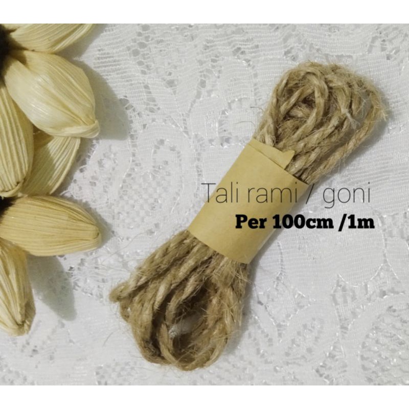 

Bahan kerajinan tangan/DIY/Tali goni /Tali rami 2ply
