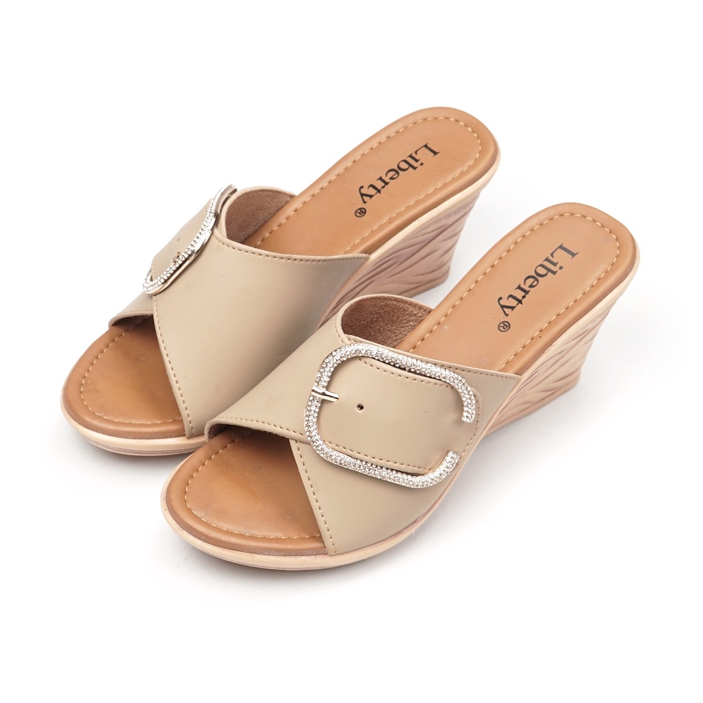 Wedges Sandal Wanita 7 cm - Agatha