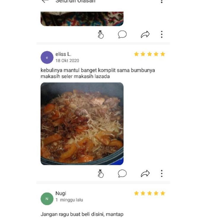 

[PRODUK ZF9AE] PROMO NASI KEBULI INSTAN 500gr. bisa buat 6-7 porsi T7A