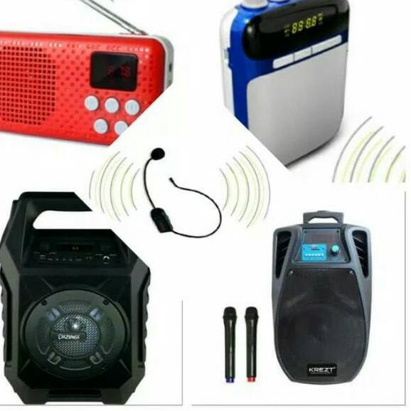 Modern.. Mic tambahan speaker meeting mikrofon wireless bando headset call center pengajian toa micr