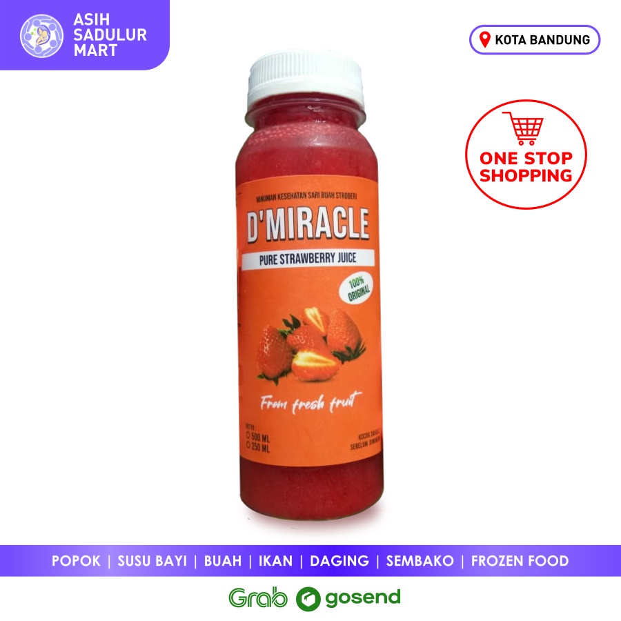 

Pure Strawberry Juice/Sari Stroberi Bandung Gosend Murah