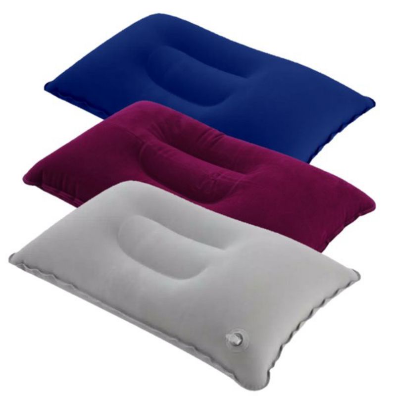 Bantal Tidur Angin Bestway Flocked Air Pillow Portable