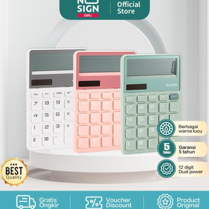 

Nusign Desktop Calculator / Kalkulator Meja Warna Pastel Lucu Ens042