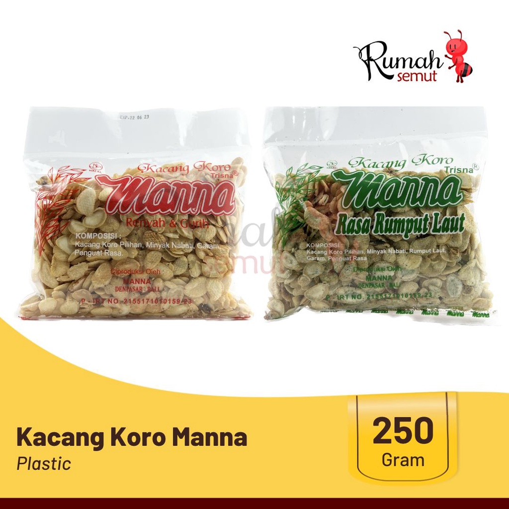 

Kacang Koro Manna Asli Oleh Oleh Khas Bali 250gr