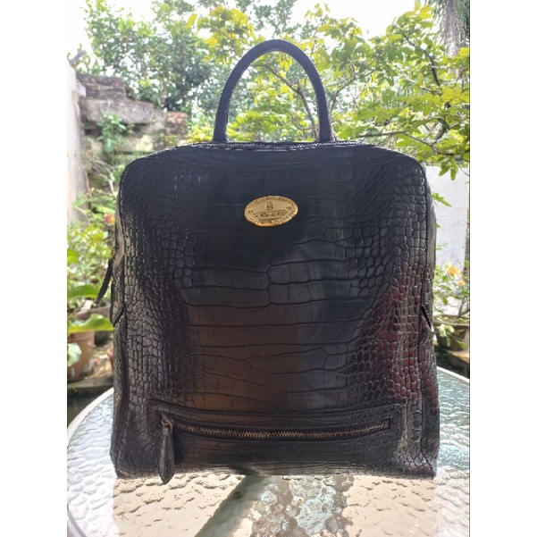 preloved ransel croco vincis bench