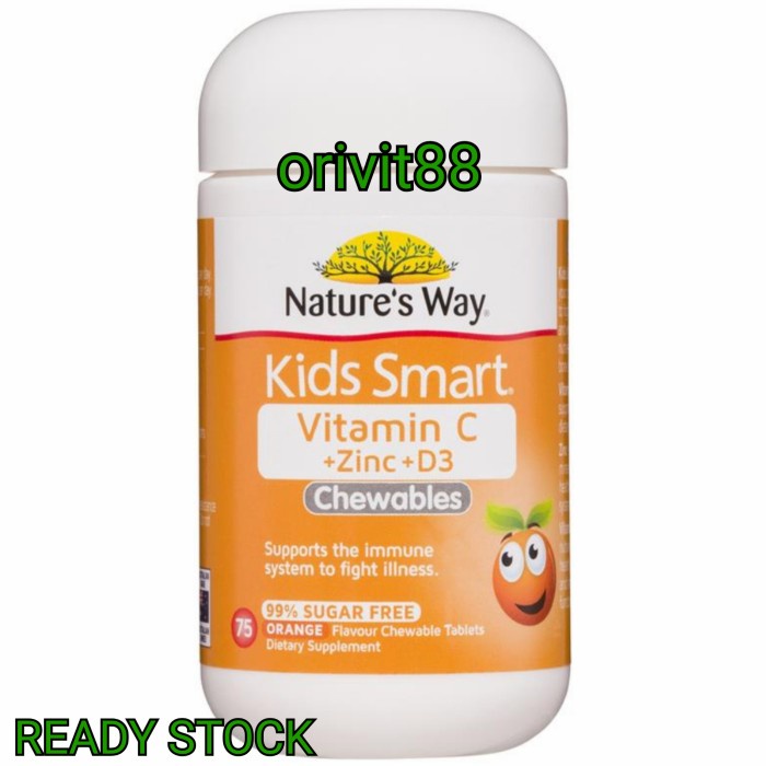 NATURE S WAY KIDS SMART VITAMIN C ZINC D3 / VIT C ZINC D3 75 TABLET