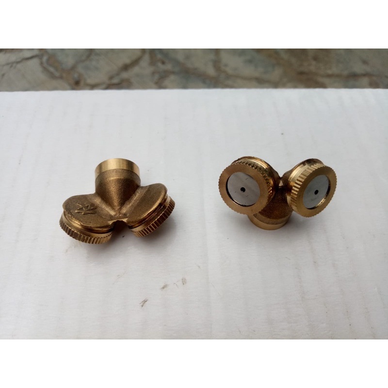 Nozzle Nosel Kabut Sprayer Elektrik 2 Lubang