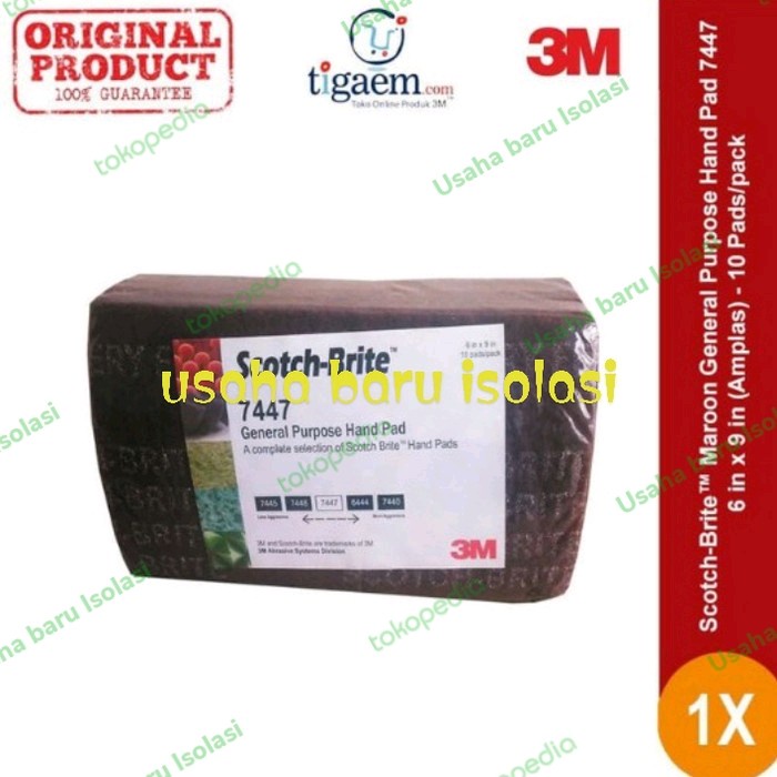 

SCHOTH BRITE 3M 7447 MARON 1PAK ISI 10 PCS