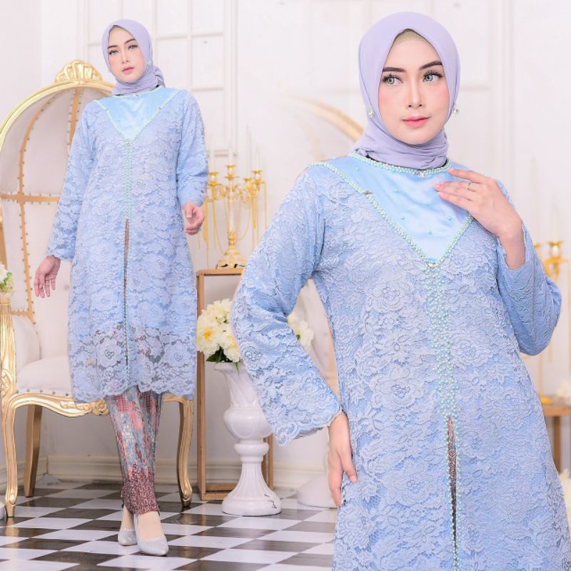 SALE!!!Termurah Setelan Brokat tunik nagita/KEBAYA kondangan