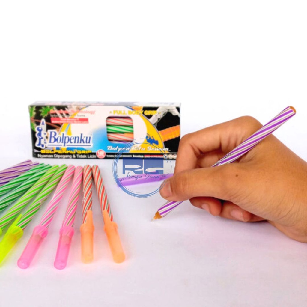

( ECER ) PULPEN ULIR SPIRAL BOLPENKU MEREKKU PULPEN TINTA HITAM MURAH