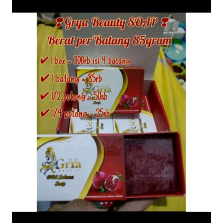 Sabun Grya Beauty DNA salmon/sabun DNA salmon /sabun grya dna salmon