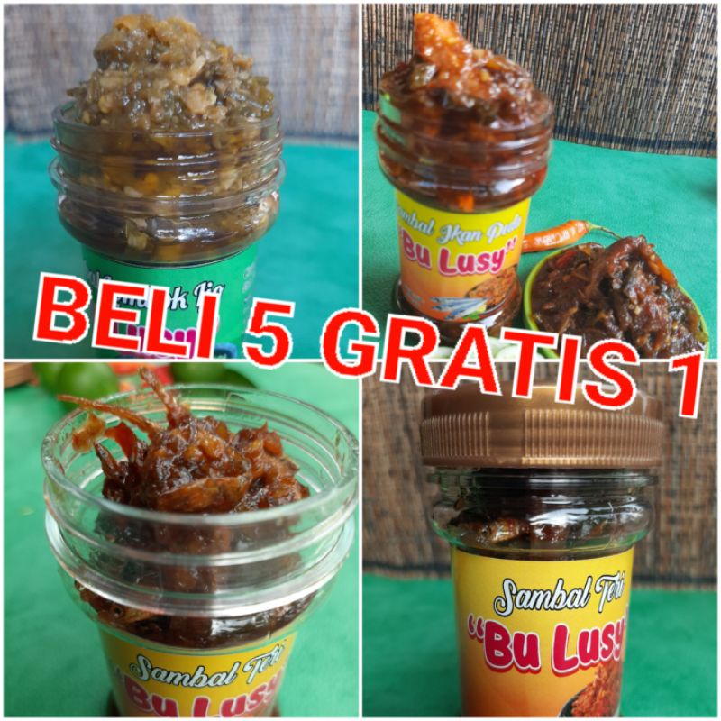 

SAMBAL TERASI / TERI / IJO / IKAN PEDA (BELI 5 GRATIS 1 KHUSUS KEMASAN 130g)