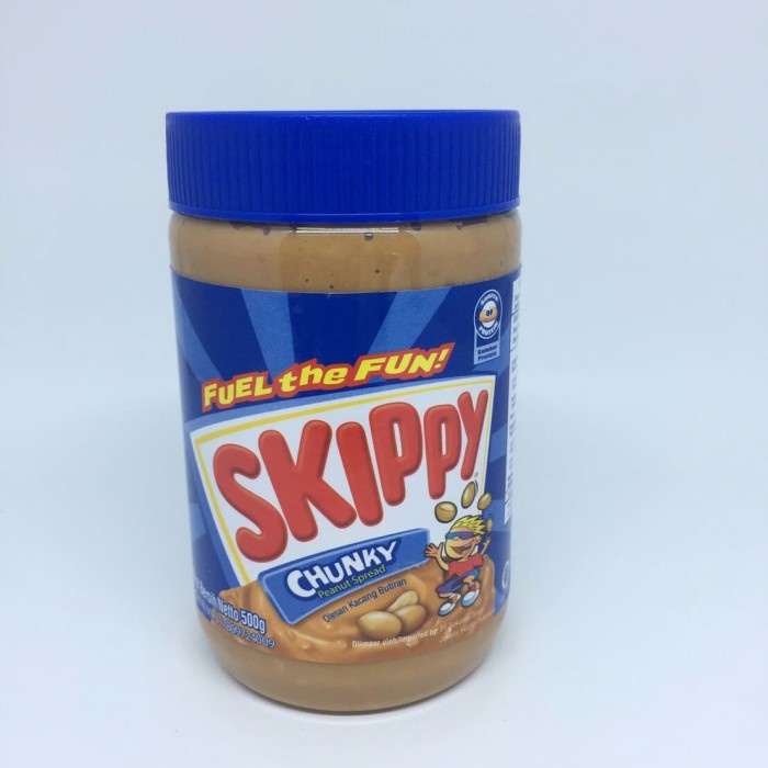 

selai- skippy chunky 500 gr bpom -selai