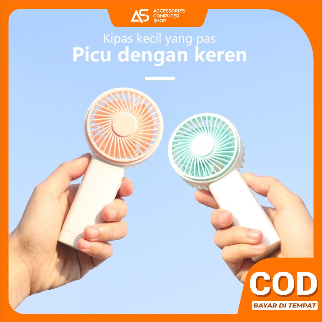 Kipas Angin Mini Genggam Cute / Kipas Lipat Portable / Mini Fan HM019 - ACS