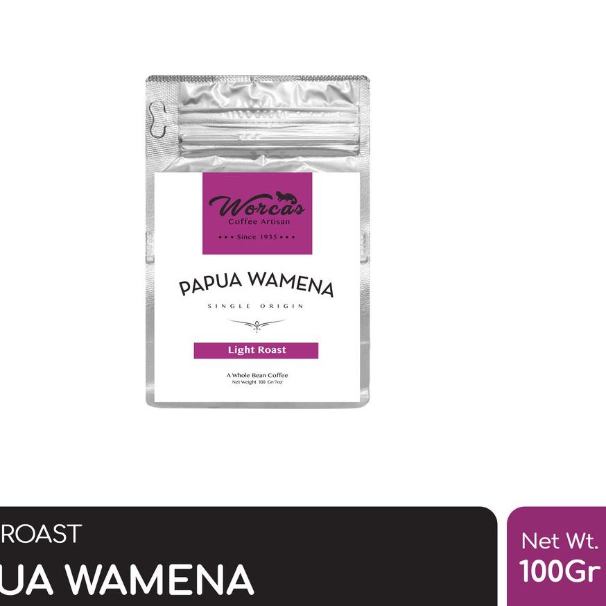 

11.11✔️WORCAS Kopi Arabika Papua Wamena 100 Gram - Light Roast|KD2