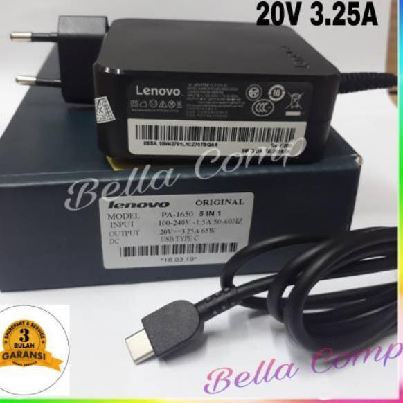 Baru Charger LapLenovo Thinkpad L380 L480 L580 X270 X280 USB C ORI