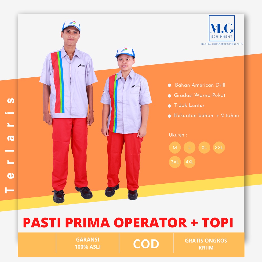 BAJU SERAGAM OPERATOR PASTI PRIMA ,PENGAWAS ,OB ,CS + TOPI