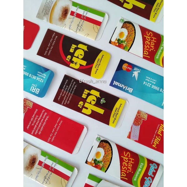 Amplop Lebaran Jumbo Motif Snack 8 pcs per Pack