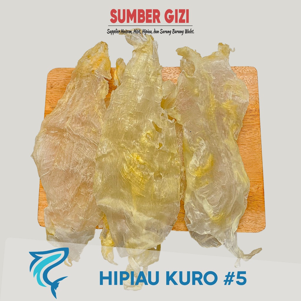 

YI PHIAU/ HIPIO/ HIPIAU KURO/ PERUT IKAN KURO 5/ GELEMBUNG IKAN KURO/ FISH MAW KURO