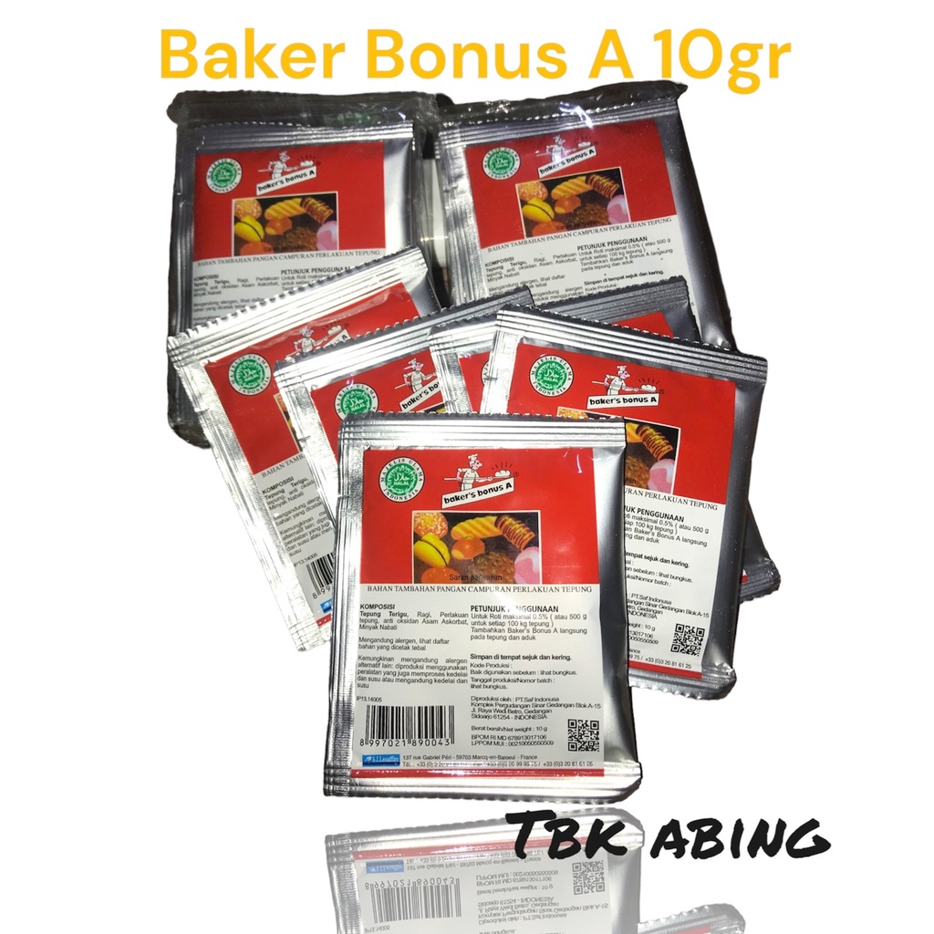 Bread Improver Bakers Bonus A sachet 10 gr