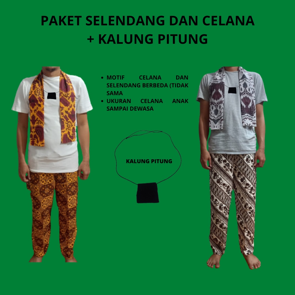 Celana batik Boim I celana batik Betawi I setelan celana batik plus cukin batik I celana Boim I celana batik jumbo