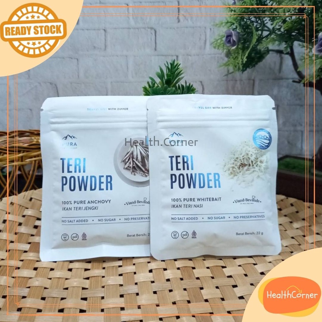 Pura Food Powder SACHET 22gr / Pura Premium Seasoning Bumbu Kaldu Penyedap Rasa tanpa MSG