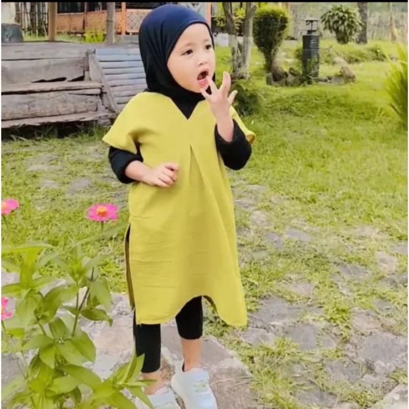 Long Square  Nagita Kids - Long Square Anak - Outfit Anak kekinian