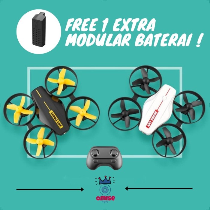 Mainan Rc Drone Mini Remote Control Racing Balap Quadcopter No Camera