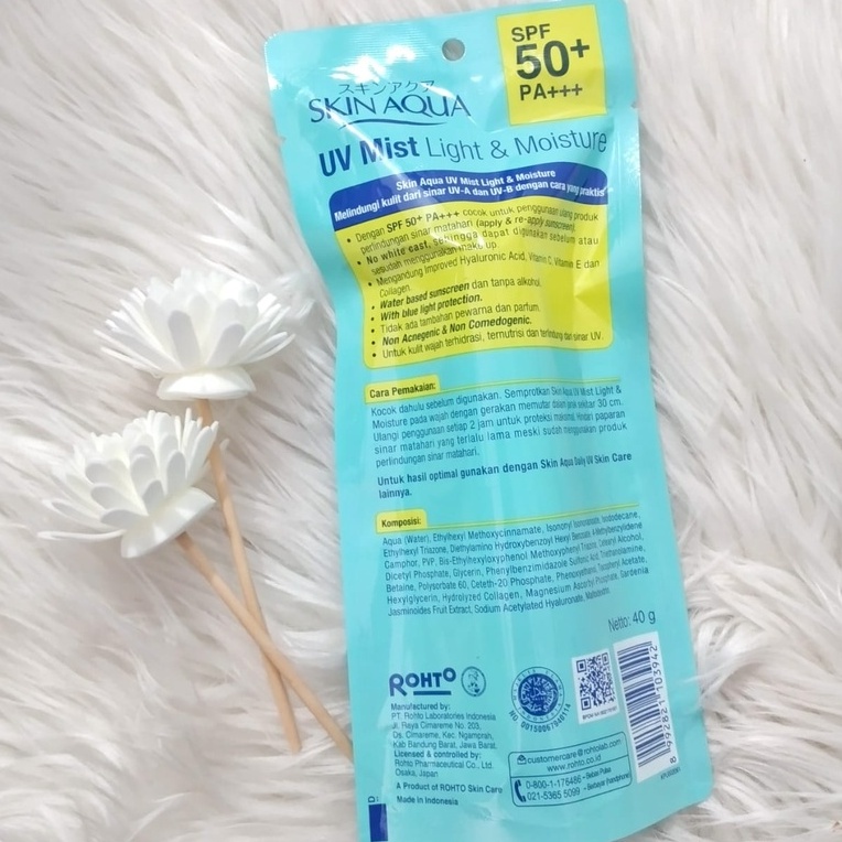 SKIN AQUA UV Mist Light &amp; Moisture SPF 50+ PA+++