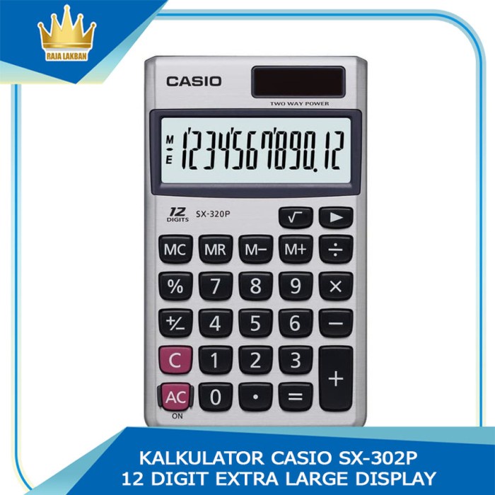 

TERBAIK CASIO CALCULATOR SX-320 P