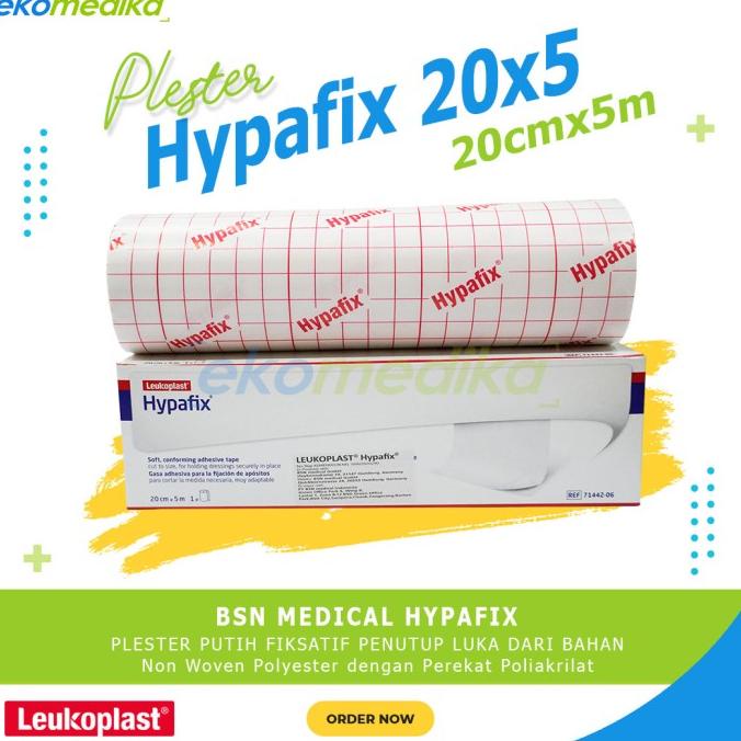 Hypafix 20 cm x 5 m / Hypafix 20x5 ADHESIVE TAPE Plester untuk Luka