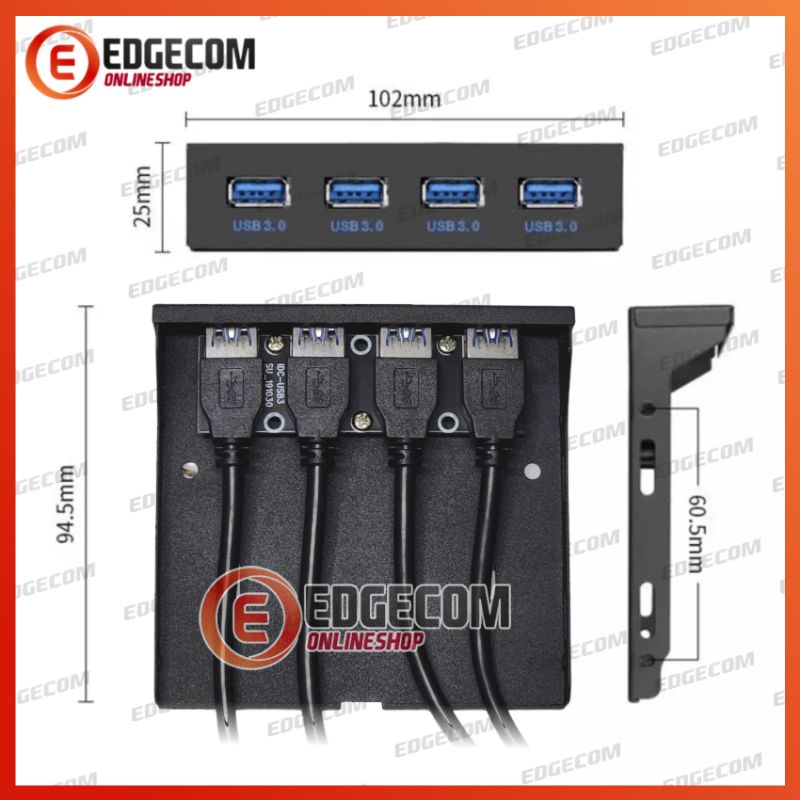 USB 3.0 Front Panel 4 Port 3,5&quot;