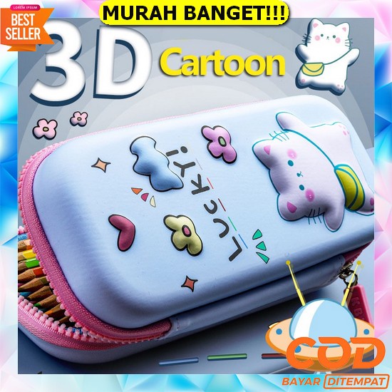 

Tempat Pensil Aesthetic Korea Magnet Kalkulator Holder Calculat Premium Kawaii Tempat Pensil Pencil Case 3D Stereo Large Capacity Soft Waterproof Cover Pen Pouch Pencil Bag Stationery Organizer School Supplies