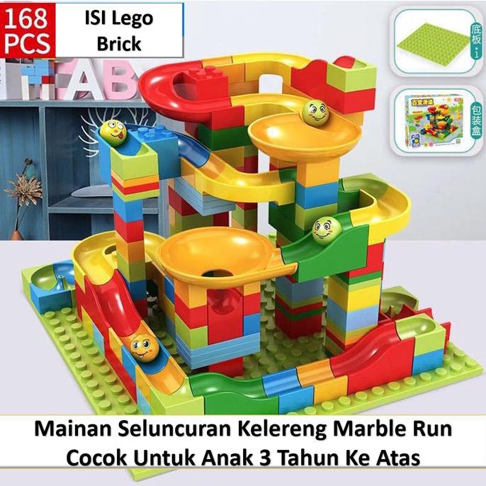 

Mainan Anak Perempuan Laki Laki 3 4 5 6 Tahun Marble Run Seluncuran