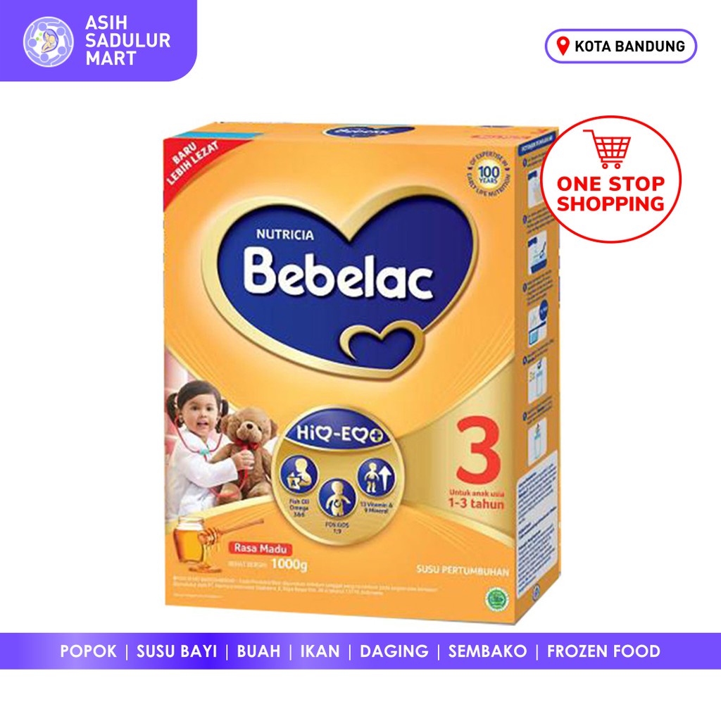 Bebelac 3 Madu Vanila 700gr 1000gr Susu Bubuk Powder Promo Murah Bandung